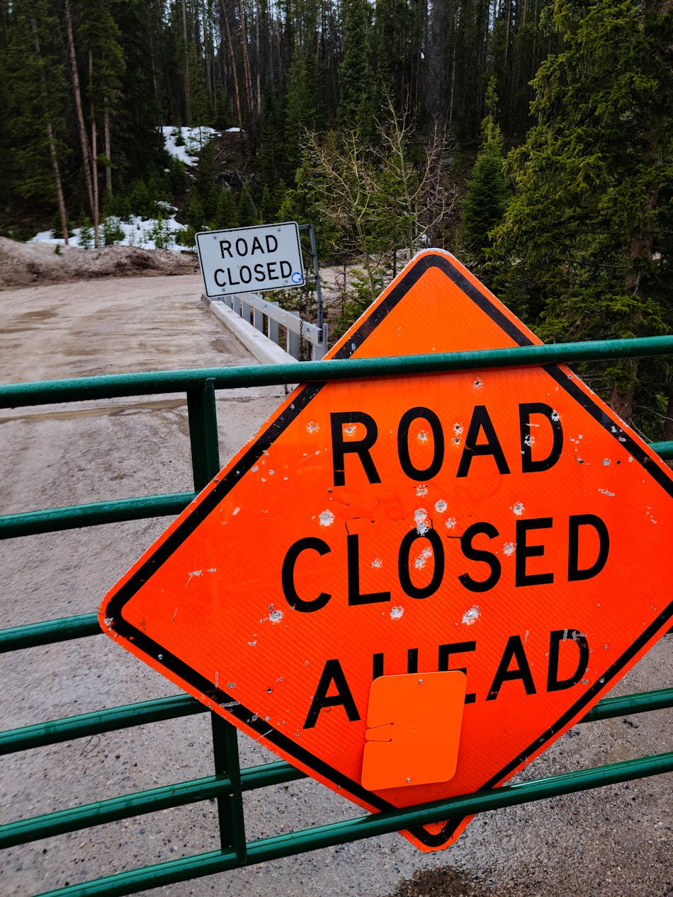 Gate to access a remote project site. Site is another hour down this road, this gate is two hours from the nearest town, 30 minutes from a fire department.