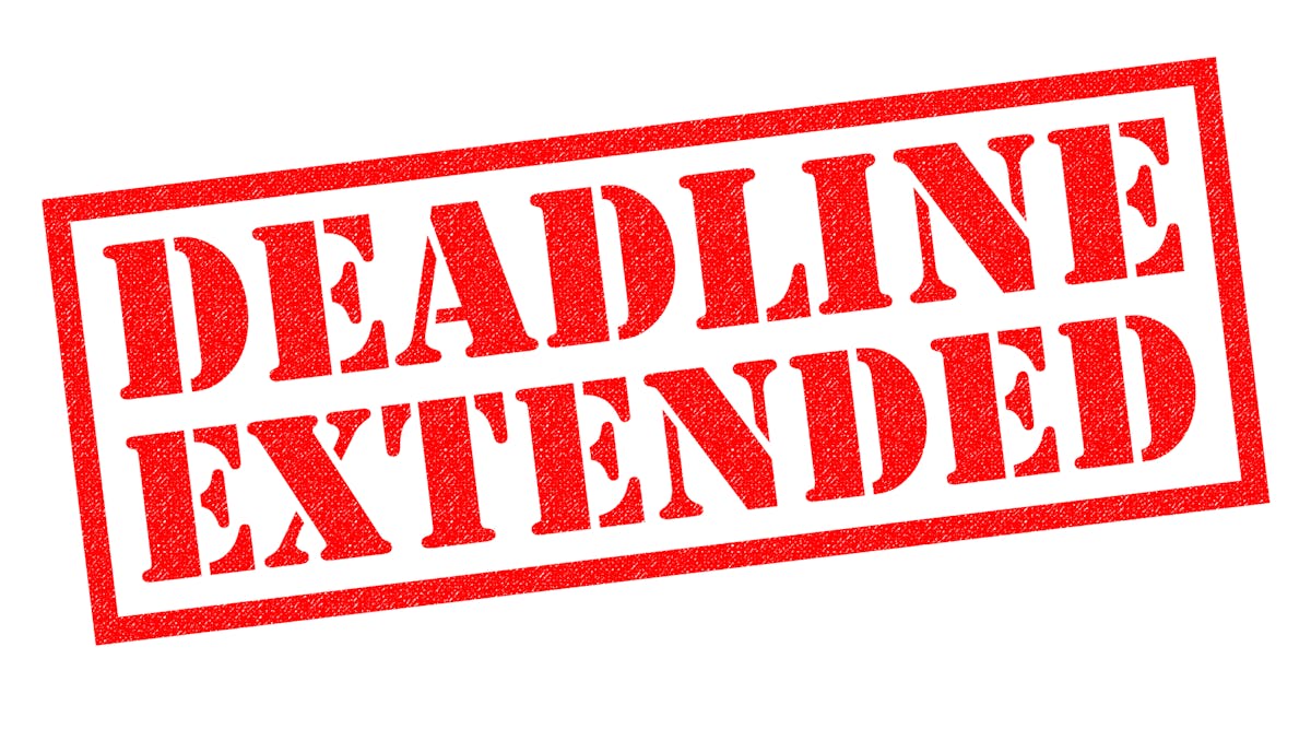 Deadline Extended