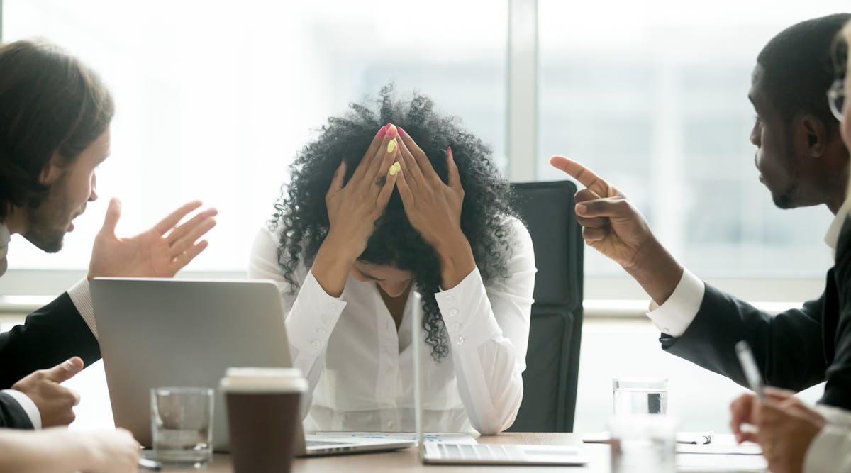 Stressed Woman Dreamstime L 111347406