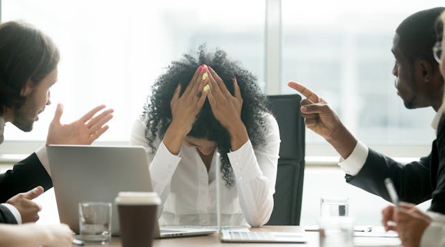 Stressed Woman Dreamstime L 111347406