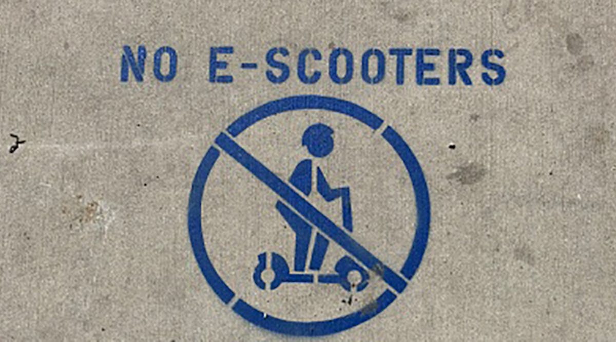 Ehstoday 9582 E Scooter Hazard Sign