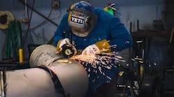 Welder In Fab Shop